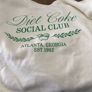 Diet Coke sweatshirt- large